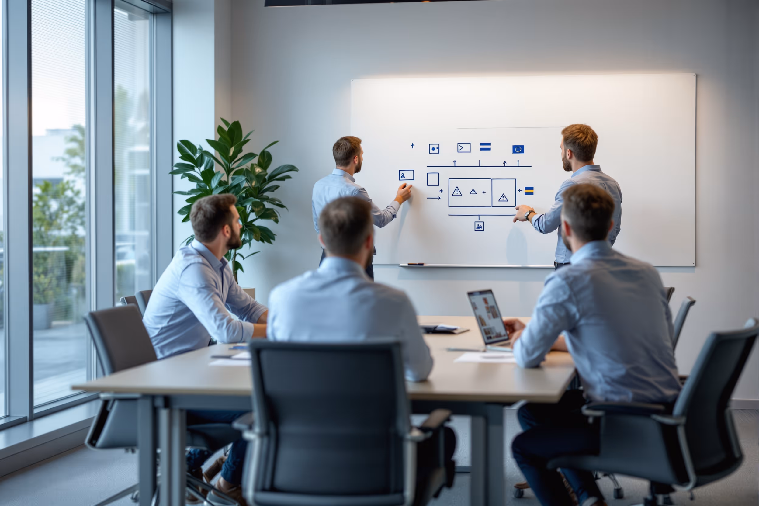 Vergadering over EU data residency in Nederland, met focus op cloudstrategie.