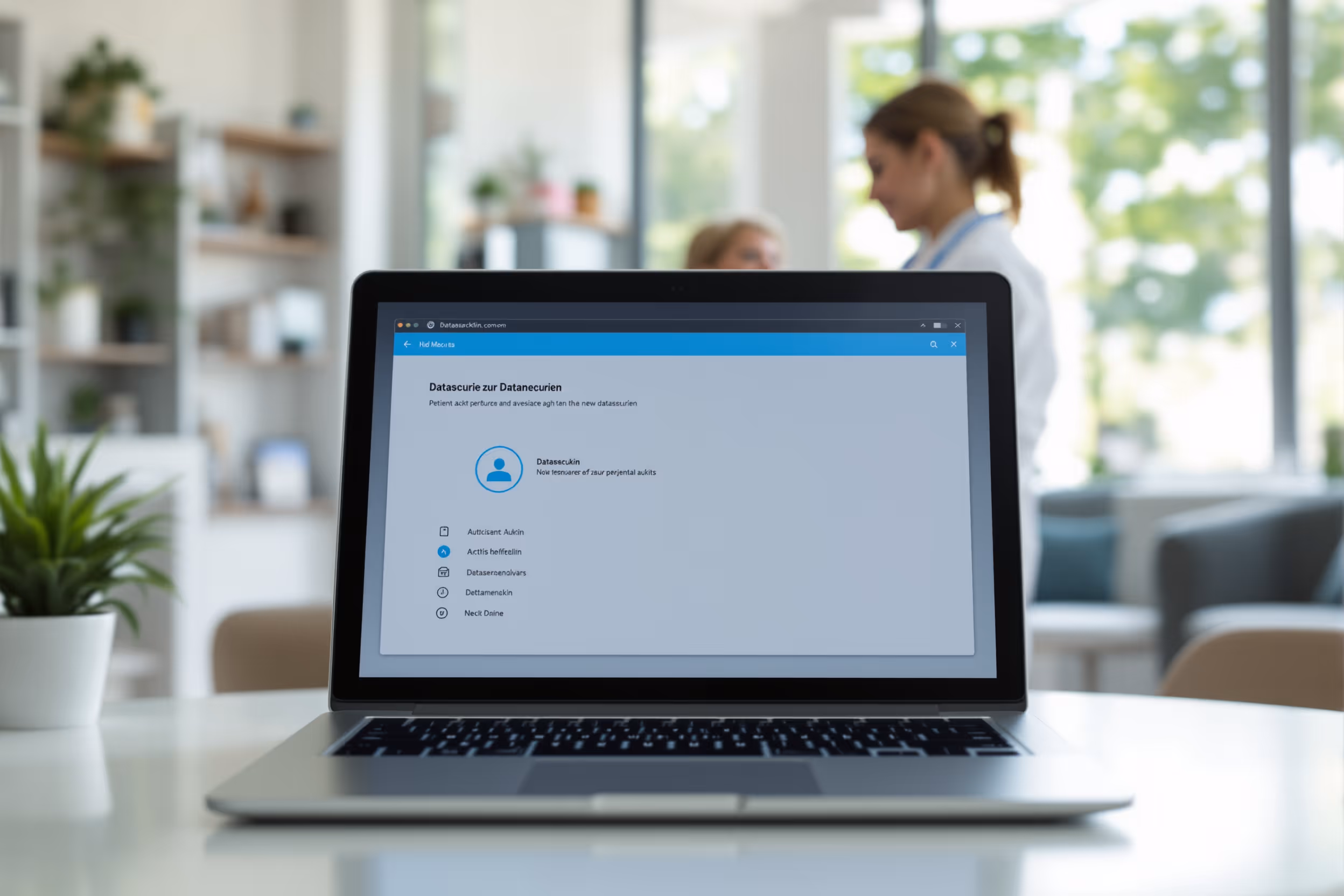 Ein Ingenieur inspiziert einen Impossible Cloud S3-Speicherserver in einem deutschen Rechenzentrum.