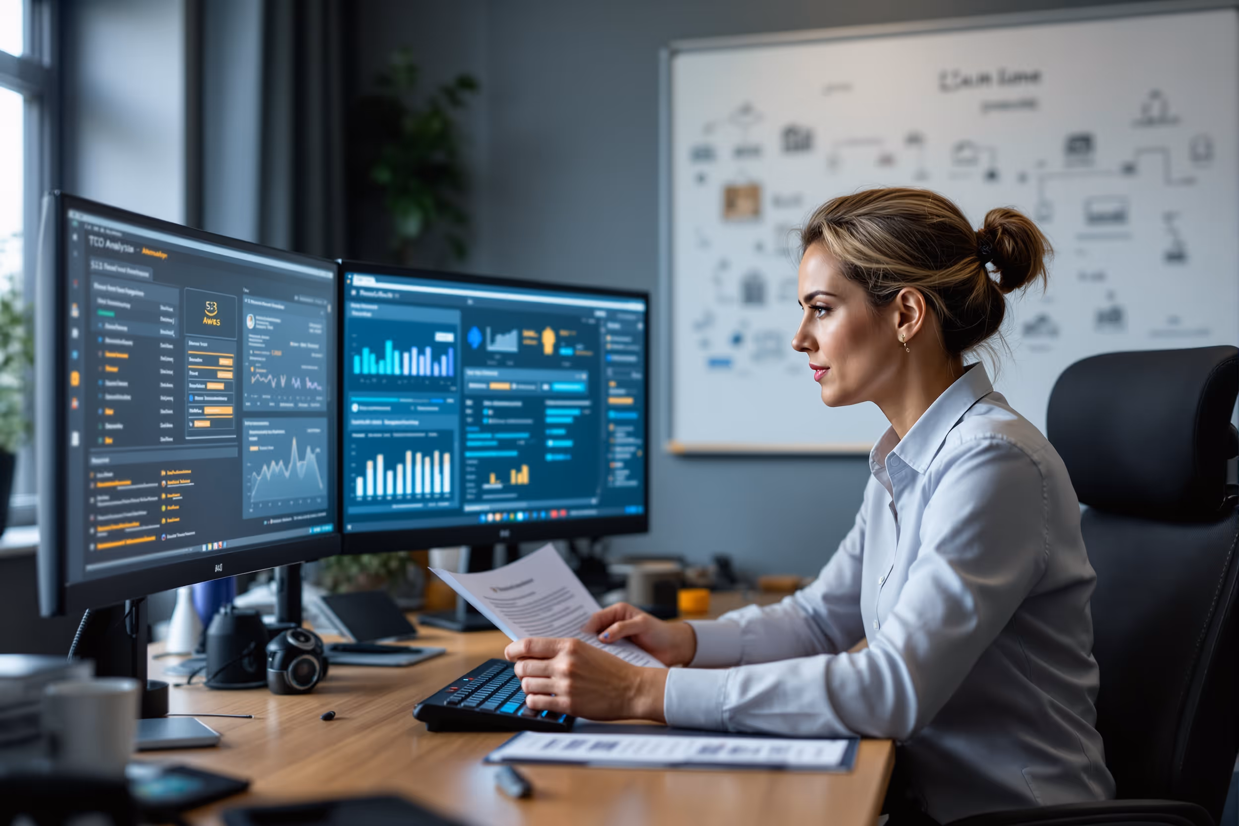 IT-manager Sanne analyseert S3 opslagkosten voor een betere TCO.