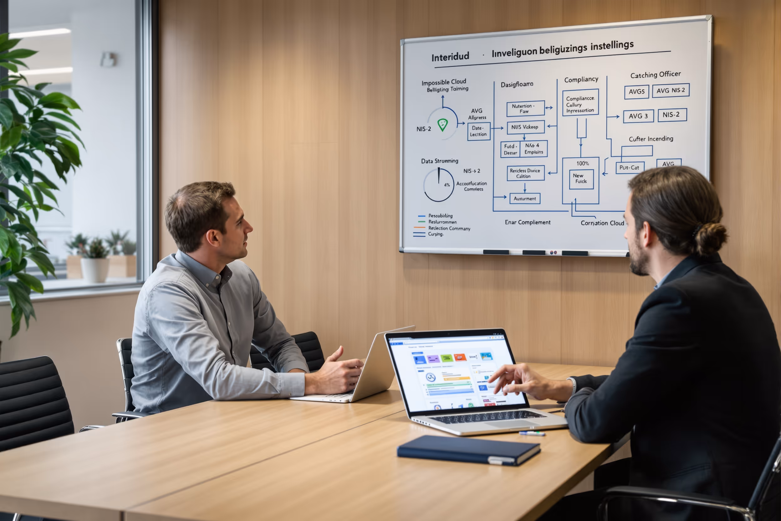 Vergadering over smartlock compliance in Nederland met focus op AVG en NIS-2, Impossible Cloud NL.