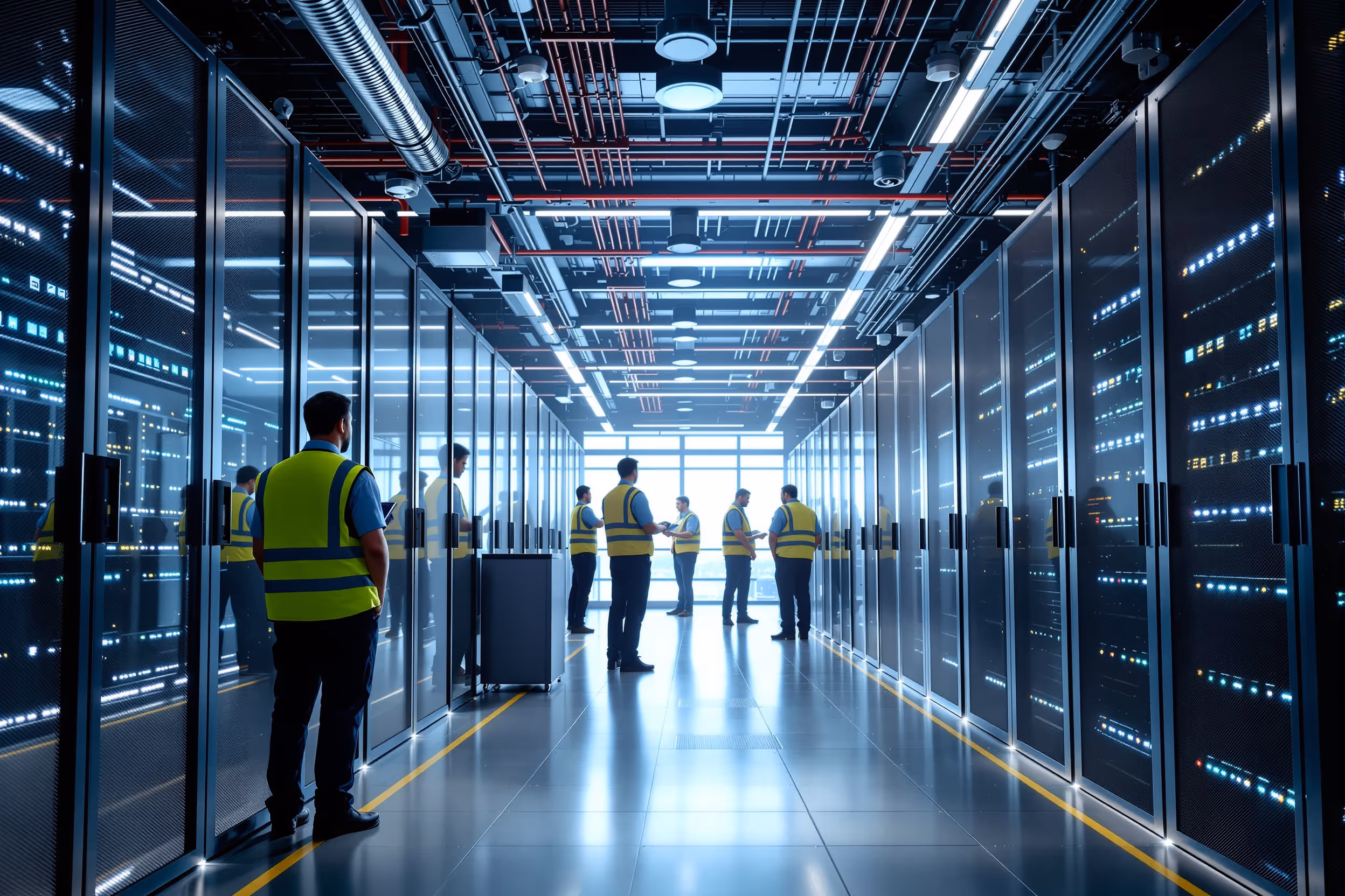 Secure data center in the UK, emphasizing data sovereignty and enterprise cloud storage security.