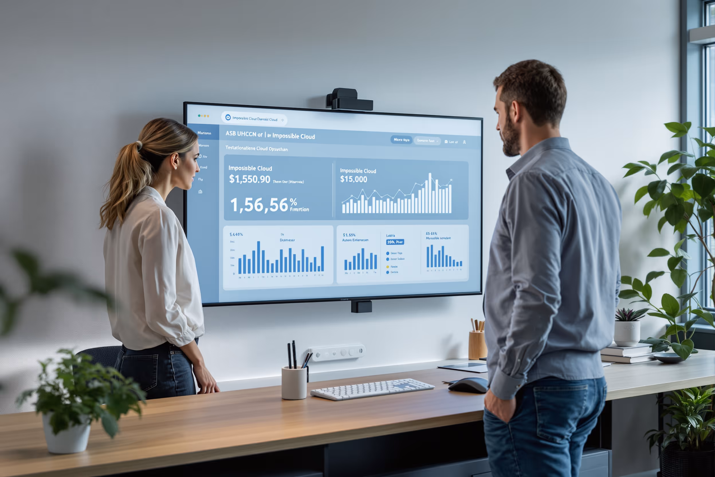 IT-manager en MSP-eigenaar bekijken kostenbesparing en AVG-compliance met Impossible Cloud.