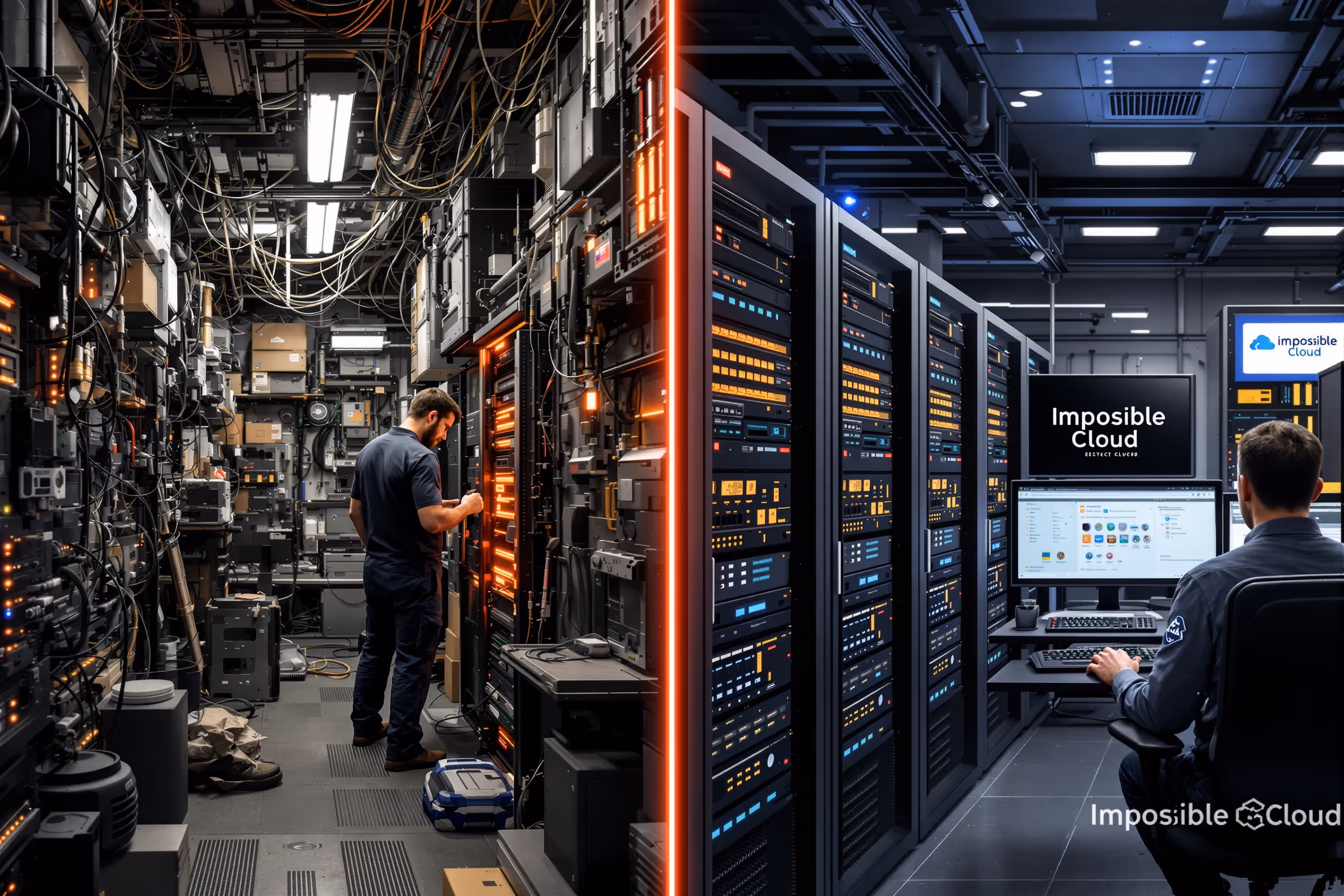 Comparison of traditional vs. modern cloud storage solutions with Impossible Cloud. Cost and performance benefits.