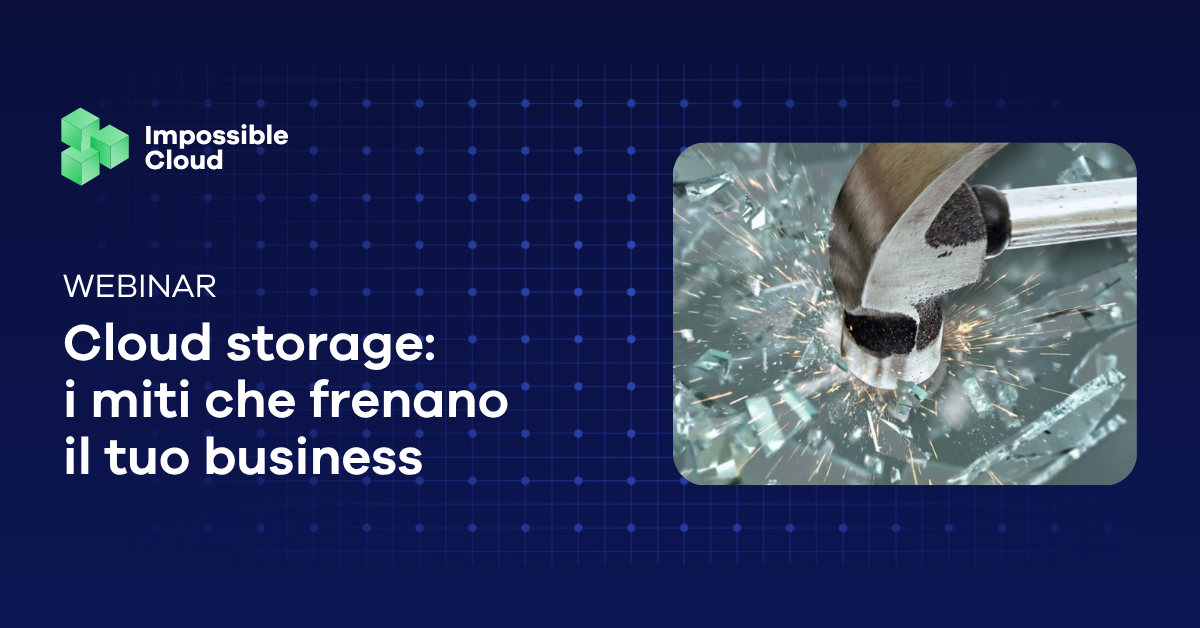 Cloud storage: i miti che frenano il business