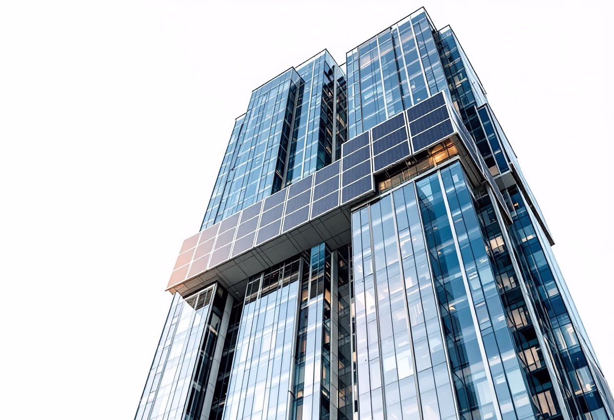 image of commercial solar installations