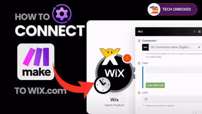 Connecting Wix to Make.com: Step-by-Step