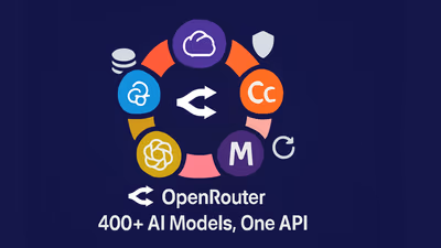 Access over 400 AI models,  in one place with Open Router