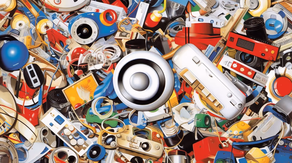 A image of lots of tech signifying too much choice