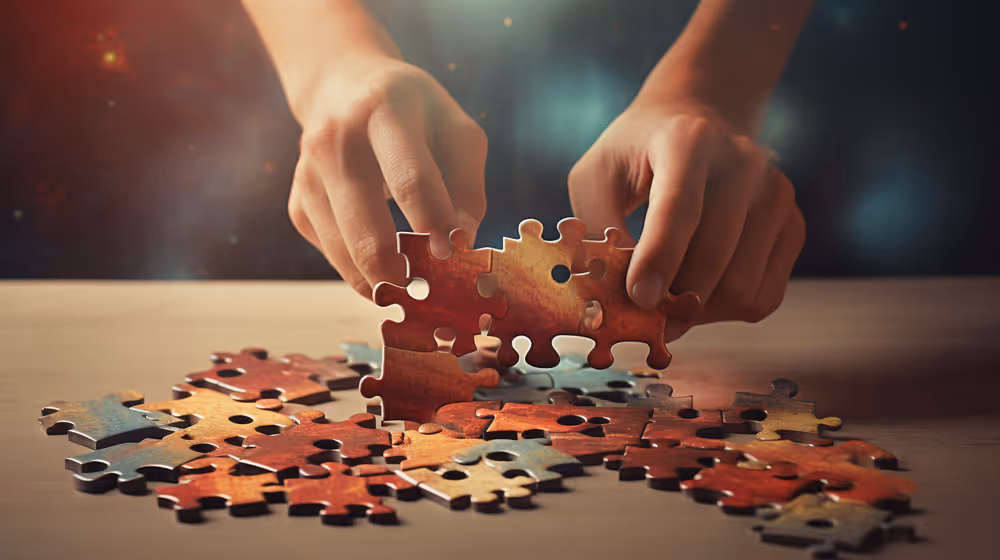 Putting jigsaw puzzles together