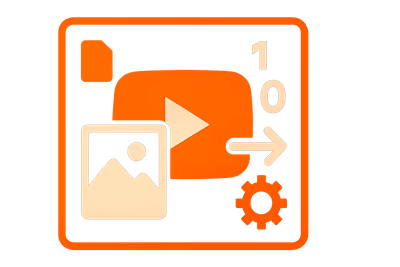 HTTP file icon converted via arrow and binary into webpage thumbnail placeholder