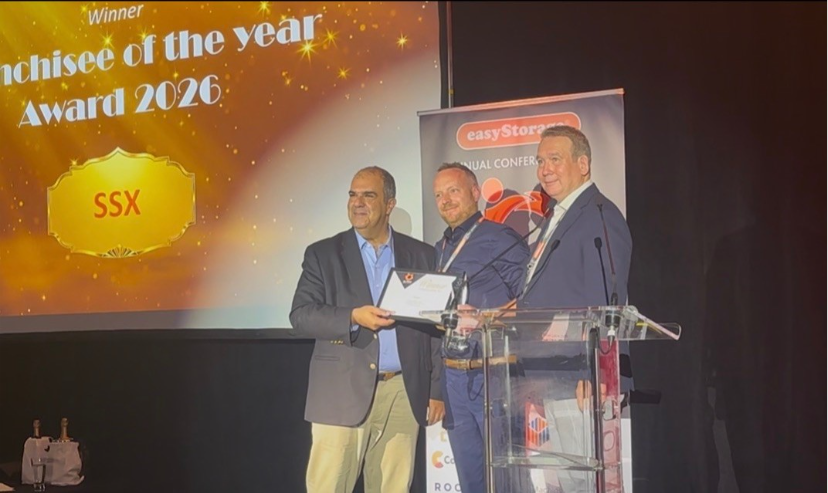 easyStorage 2026 award winners on stage at Conference 2026