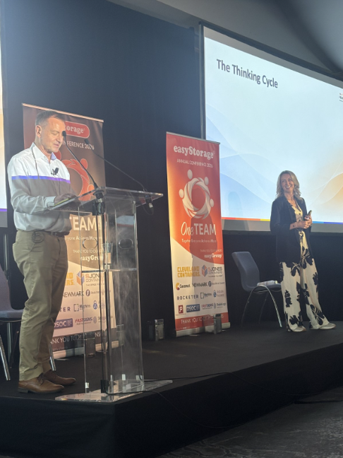Tim Morris and Nikki Senior from The Bridge presenting franchising insights