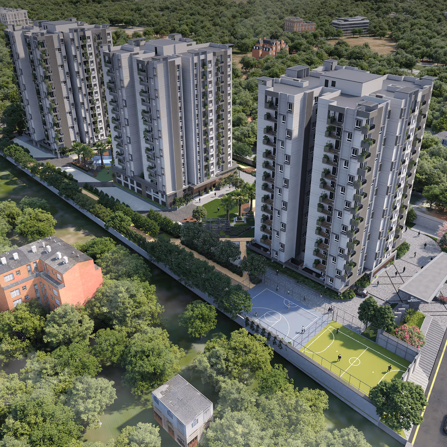 Harmony Gardens by Disha Properties — upcoming residential project blending nature with contemporary design.