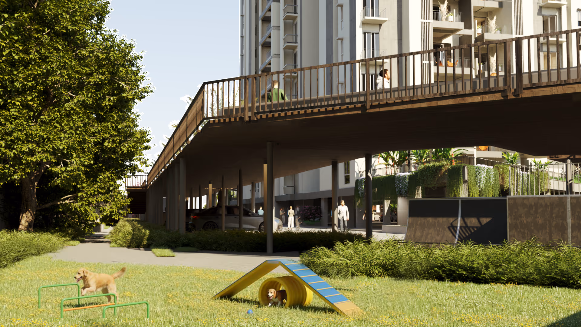 Pet Park: Dedicated pet park at Symphony Heights for residents and their pets to play freely.