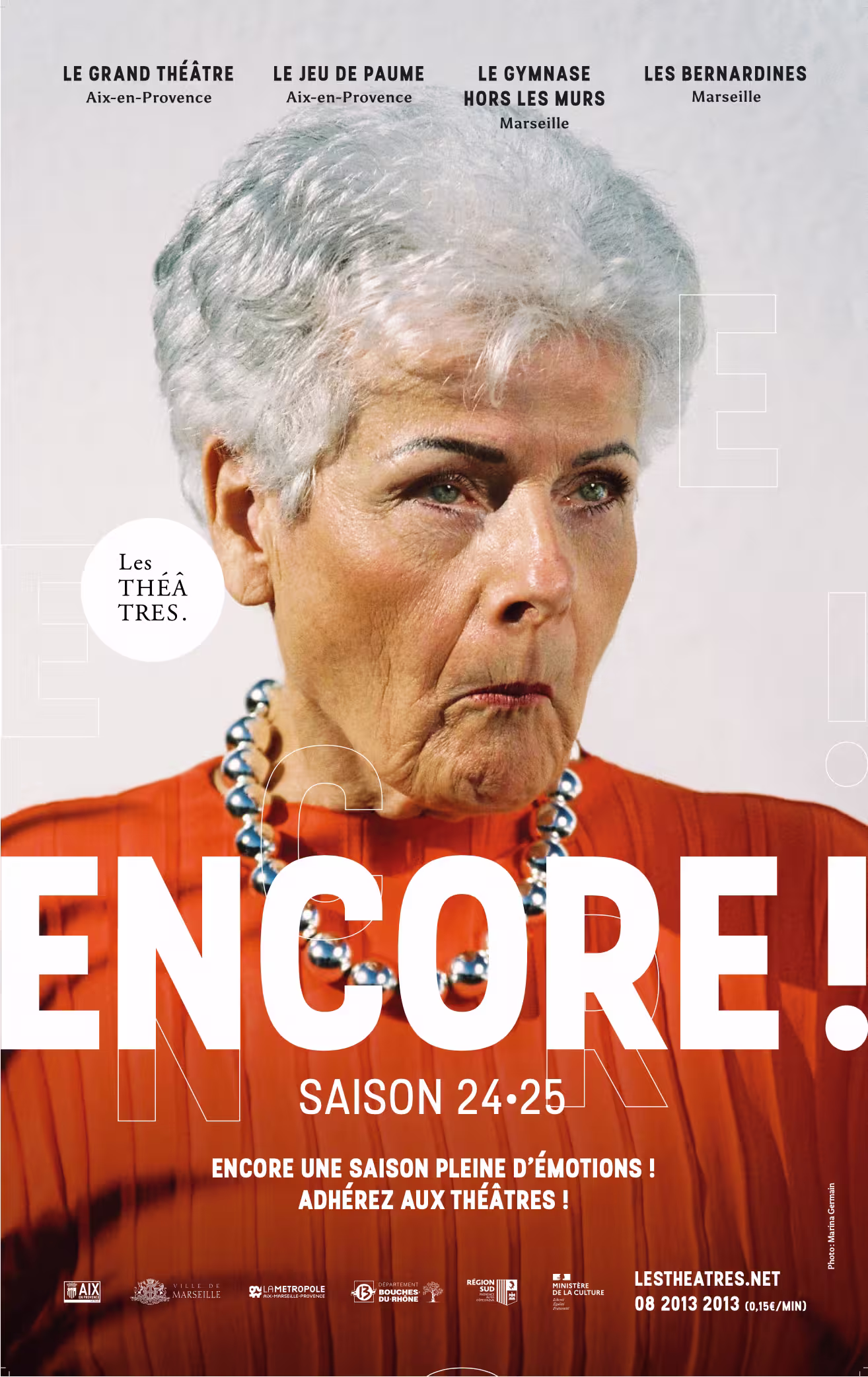 Portrait argentique campagne Théâtres Aix-Marseille 2024 photography Marina Germain