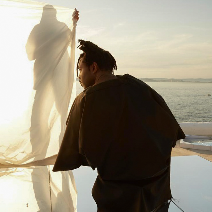 Behind the scenes shooting Sampha album LAHAI production road trip van