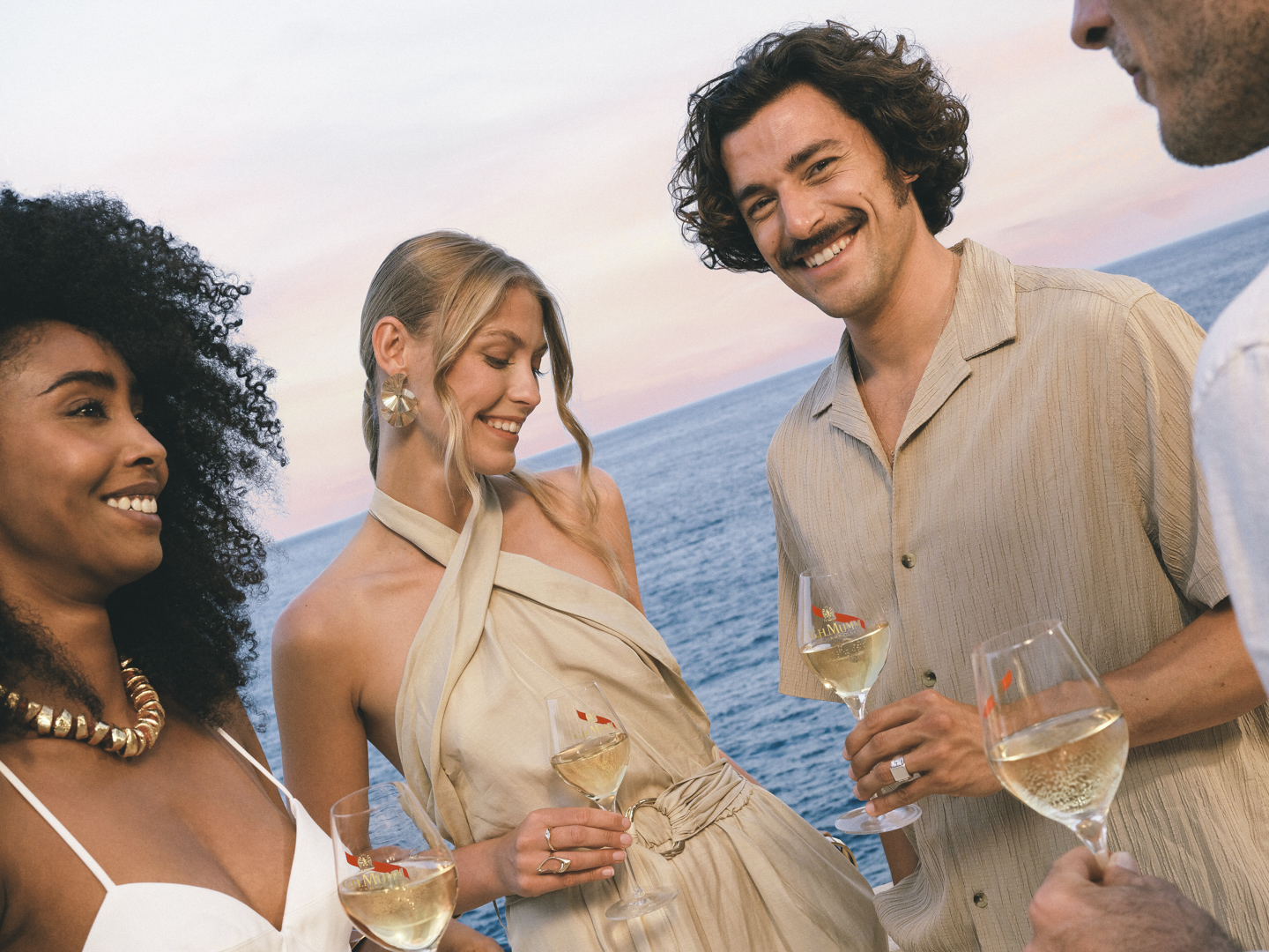 Shooting photo G.H Mumm campagne digitale - Production Bengale Paris