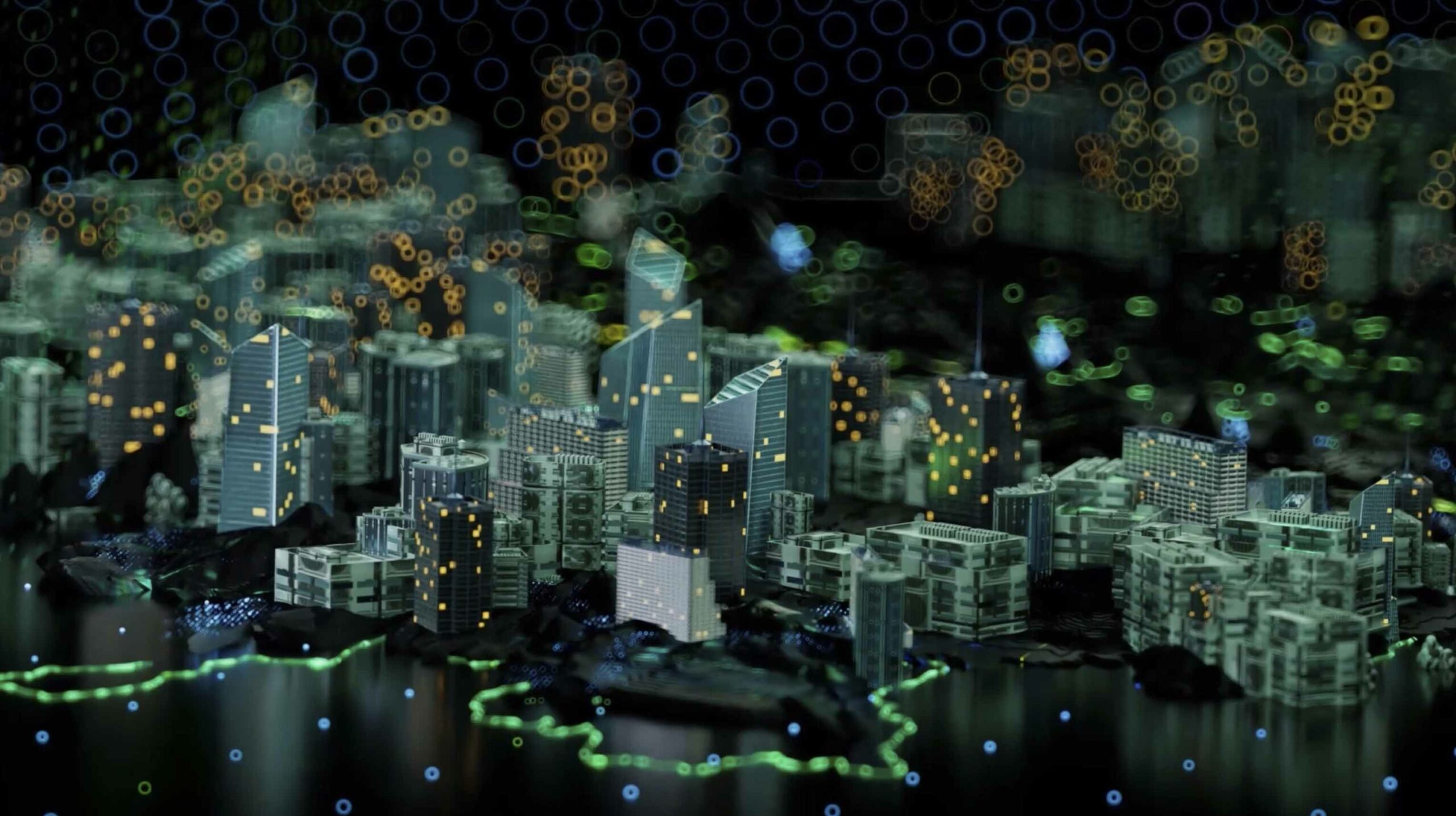 Habillage écran LED FII Forum 2023 - Production audiovisuelle Bengale Paris