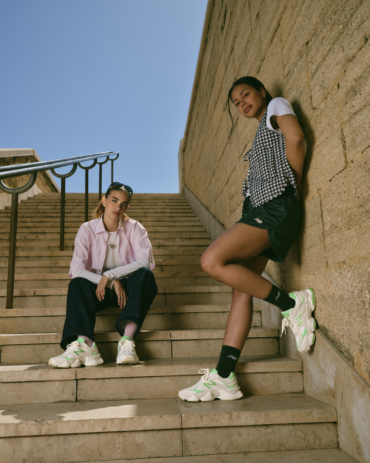 Visuel clé Footlocker x New Balance sneakers - Campagne publicitaire Bengale Paris