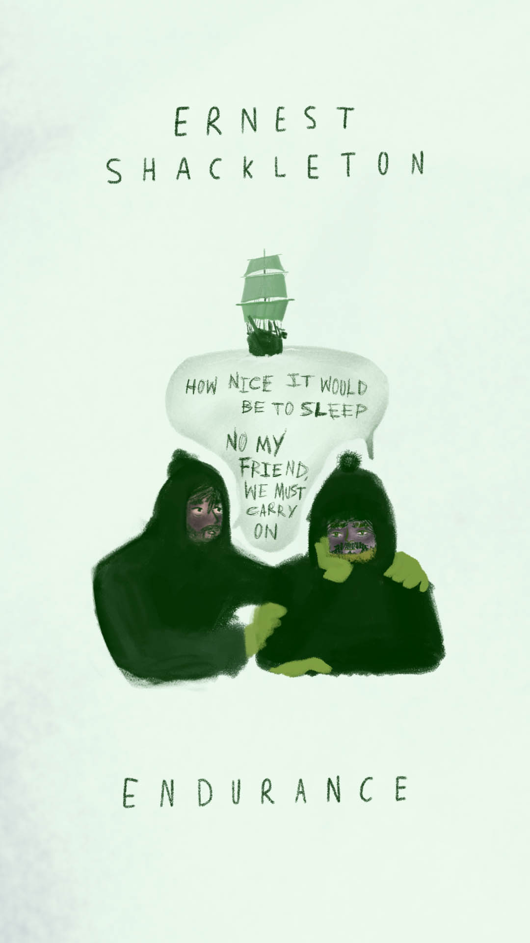ernest shackleton endurance illustration