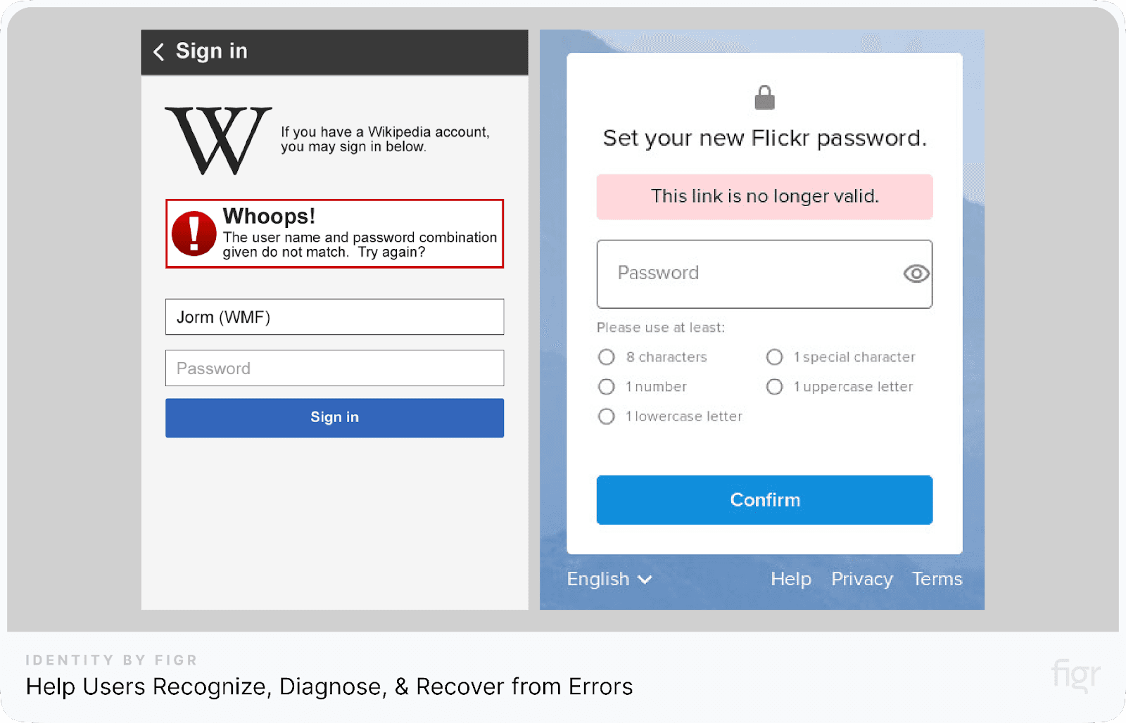Help Users Recognize, Diagnose, and Recover from Errors