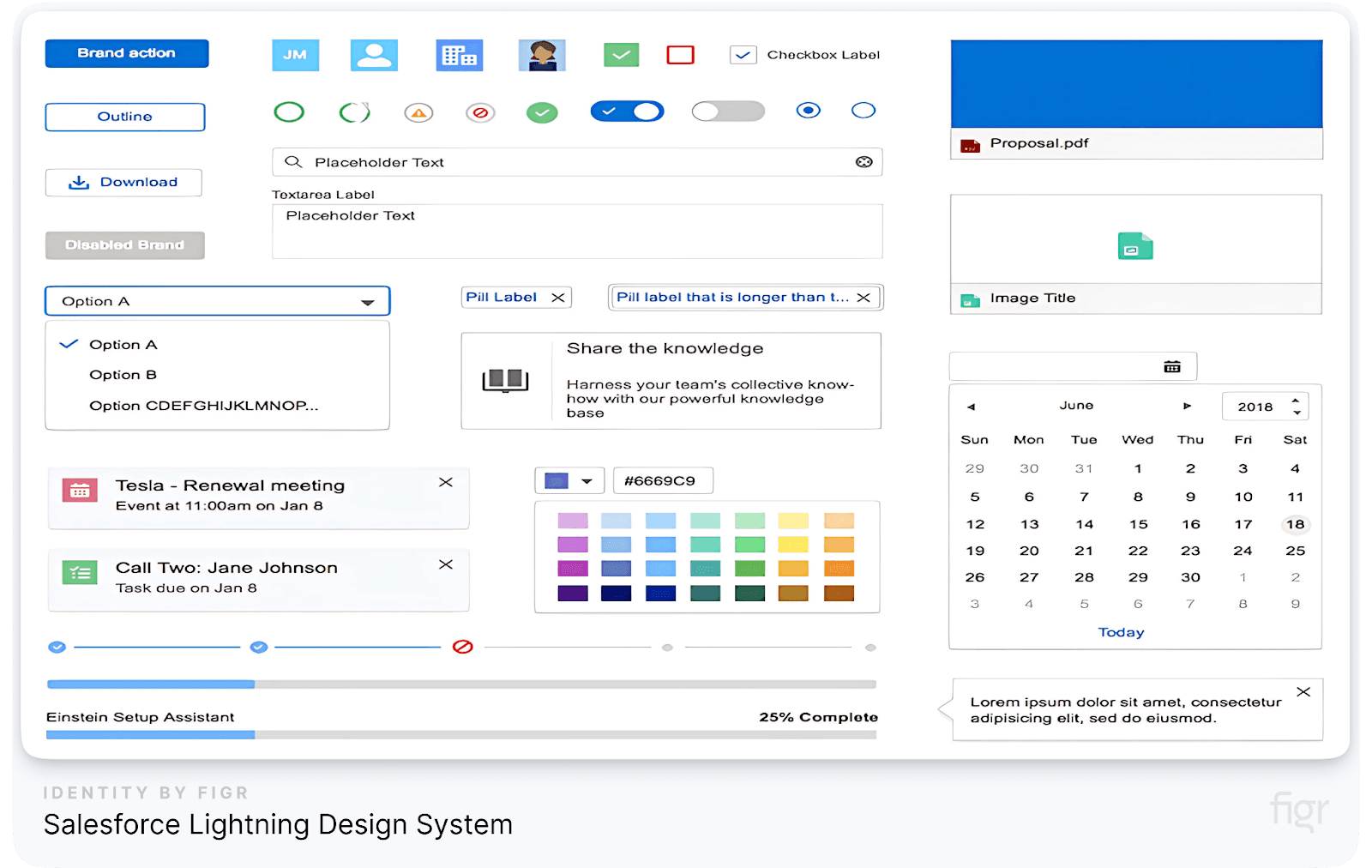 Salesforce Lightning Design System