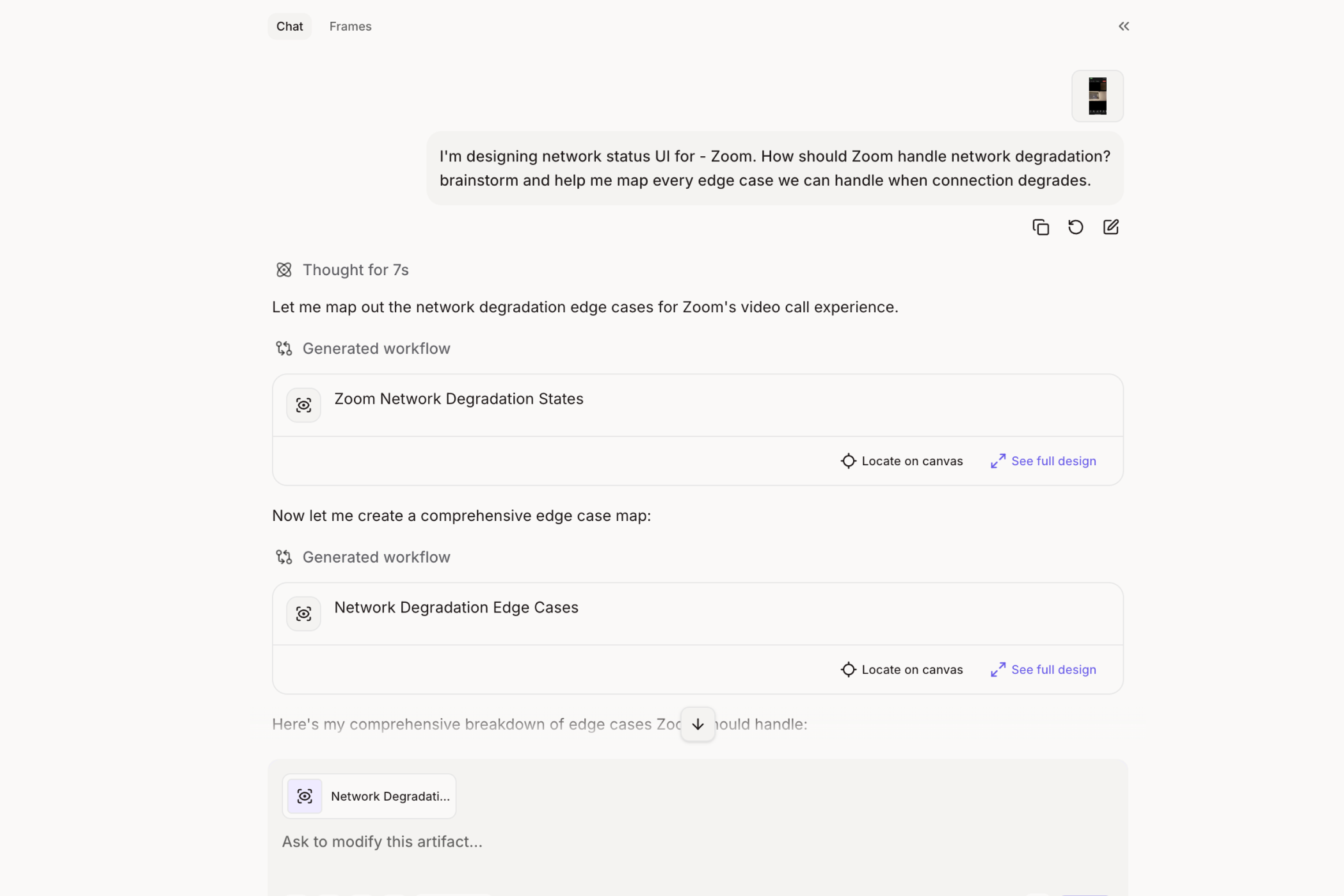Zoom - Network Degradation States