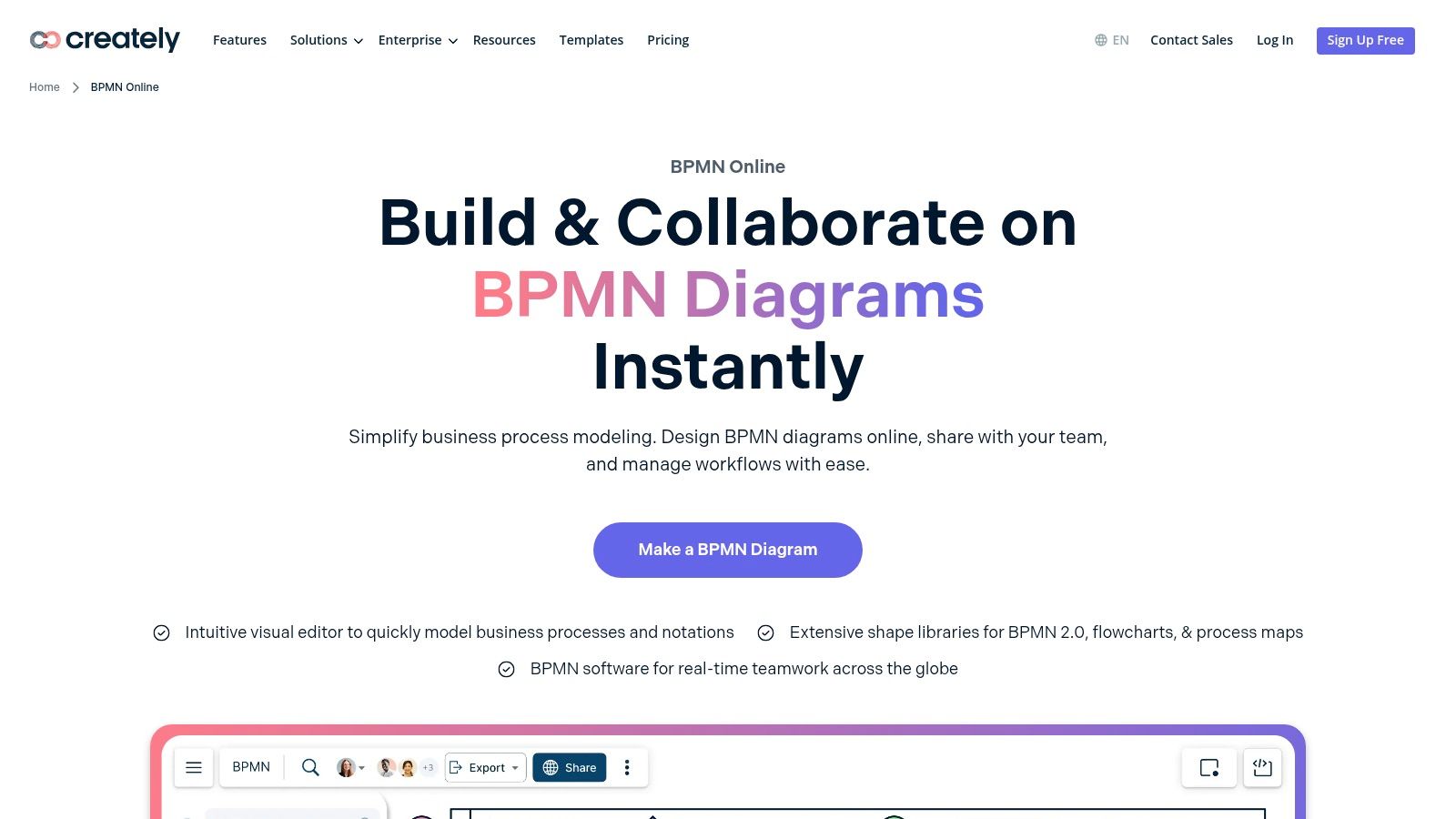 Creately (BPMN online)