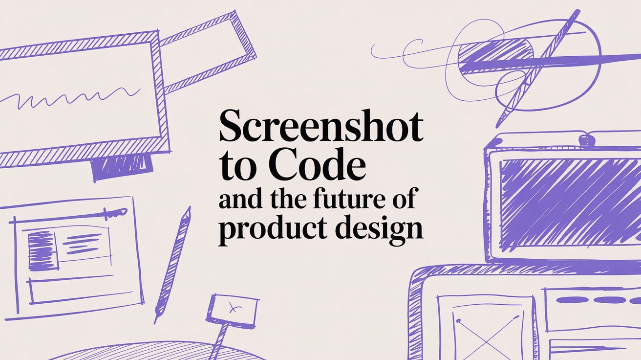 From Screenshot to Code: The New Product Design Workflow