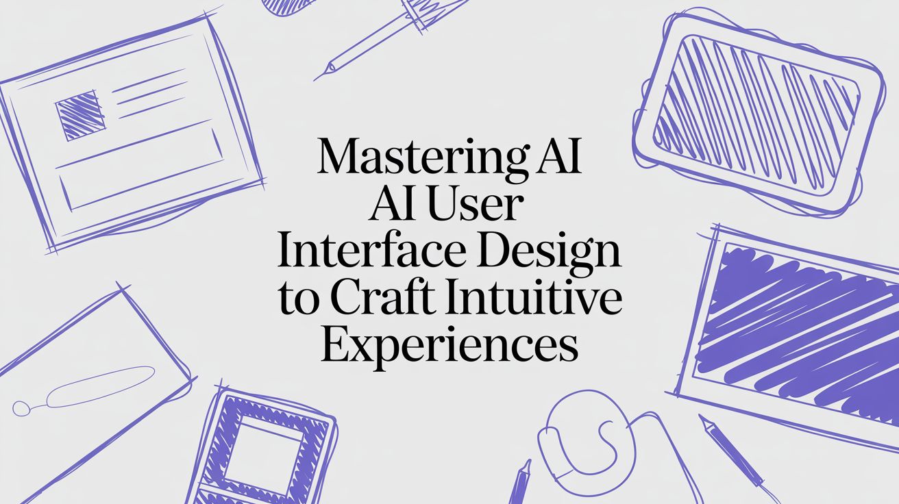 AI User Interface Design: Designing Conversations, Not Just Screens