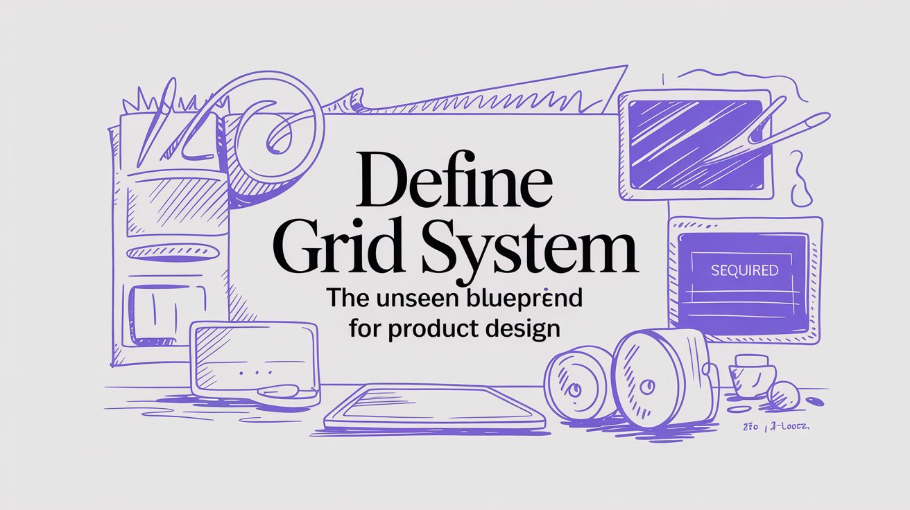 A guide to define grid system in product design. Learn how this invisible structure creates consistency, improves user experience, and accelerates development.