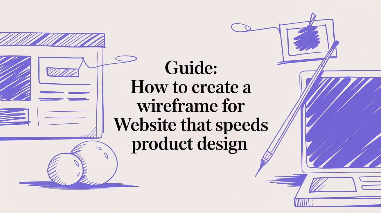 Guide: How to Create a Wireframe For a Website That Speeds Up Product Design