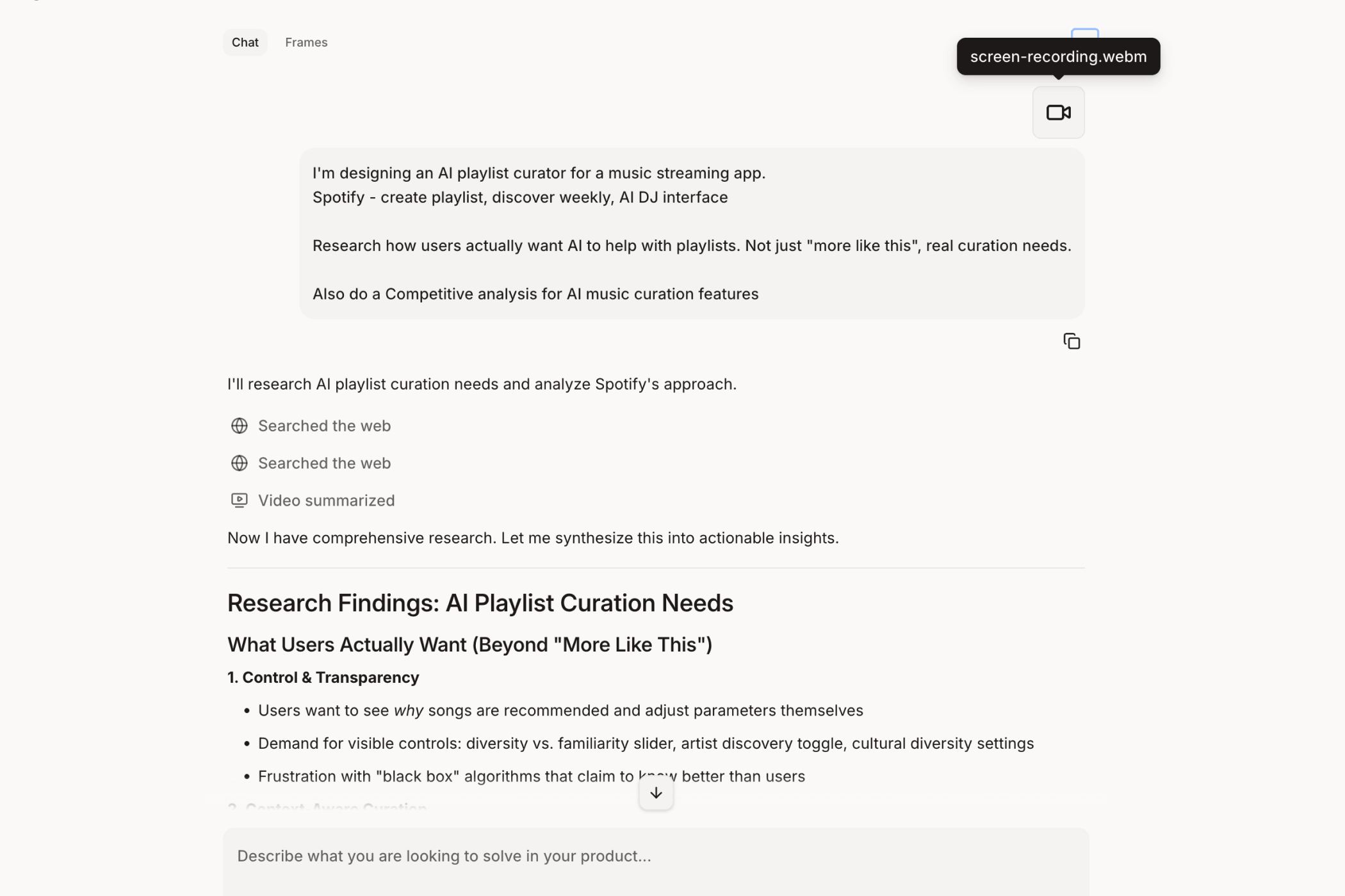 Spotify - AI Playlist Curation