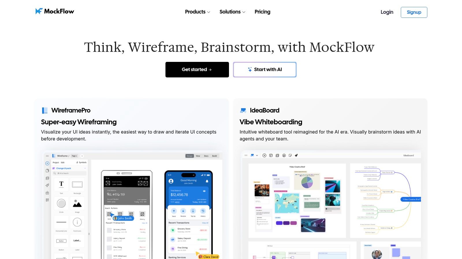 MockFlow (WireframePro)
