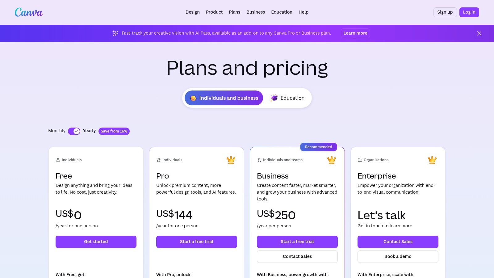 Canva Whiteboards (within Canva)