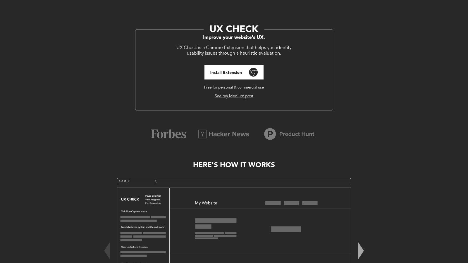 UX Check