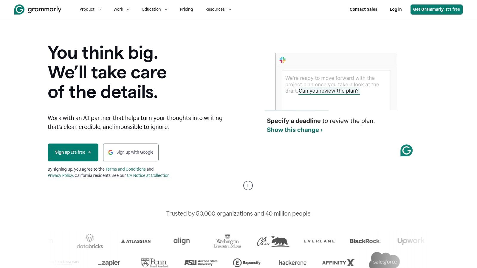 Grammarly for Chrome