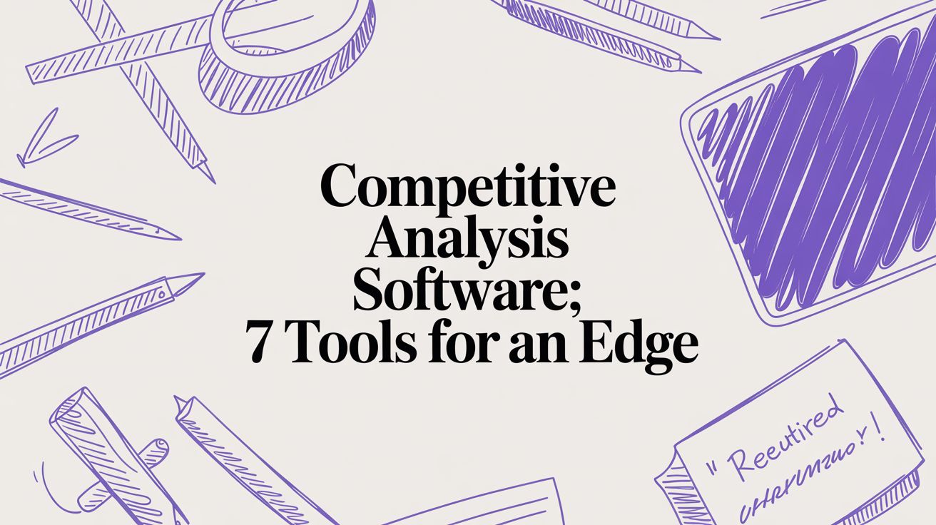 Competitive Analysis Software: 7 Tools for an Edge