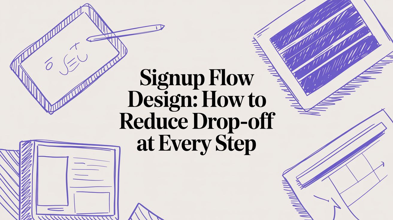 Signup Flow Design: How to Reduce Drop-Off at Every Step