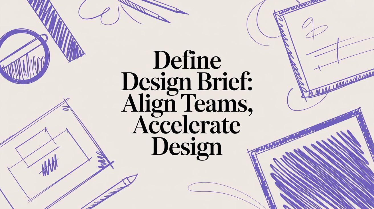 Define Design Brief: Align Teams, Accelerate Design