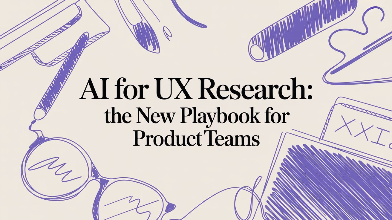 AI for UX Research: The New Playbook for Product Teams