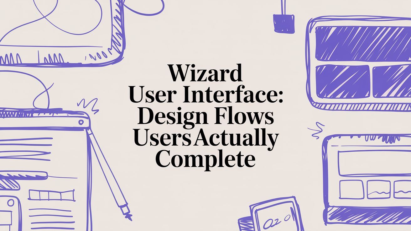 Wizard User Interface: Design Flows Users Actually Complete