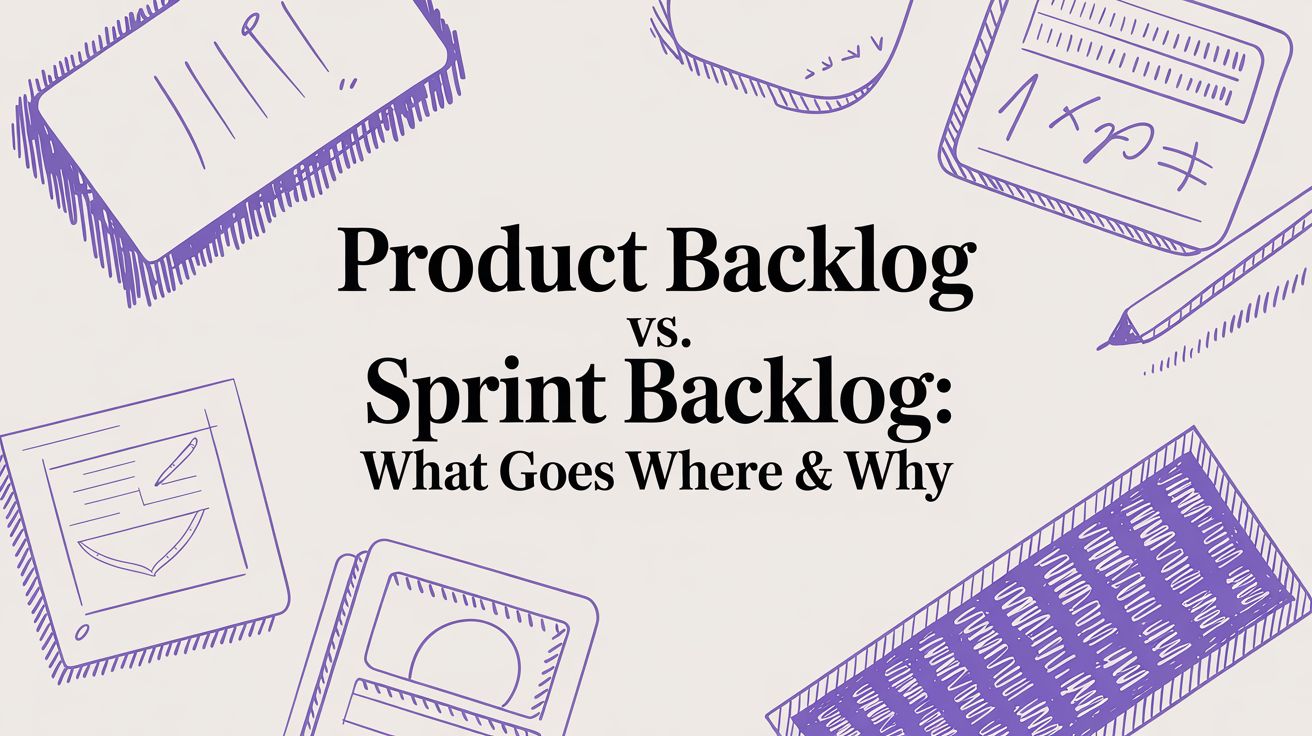 Product Backlog vs Sprint Backlog: What Goes Where & Why
