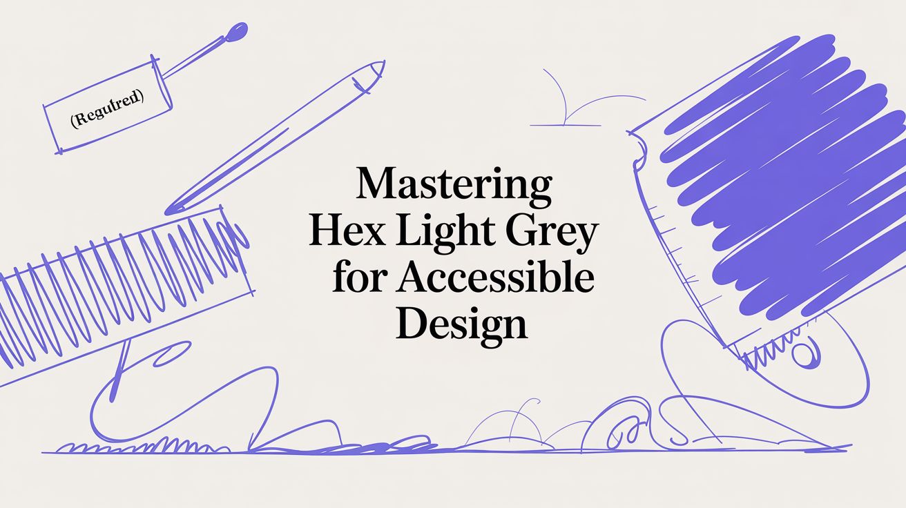 Mastering Hex Light Grey for Accessible Design