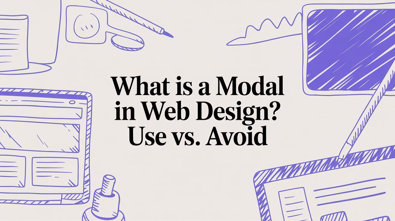 What Is a Modal in Web Design? Use vs. Avoid