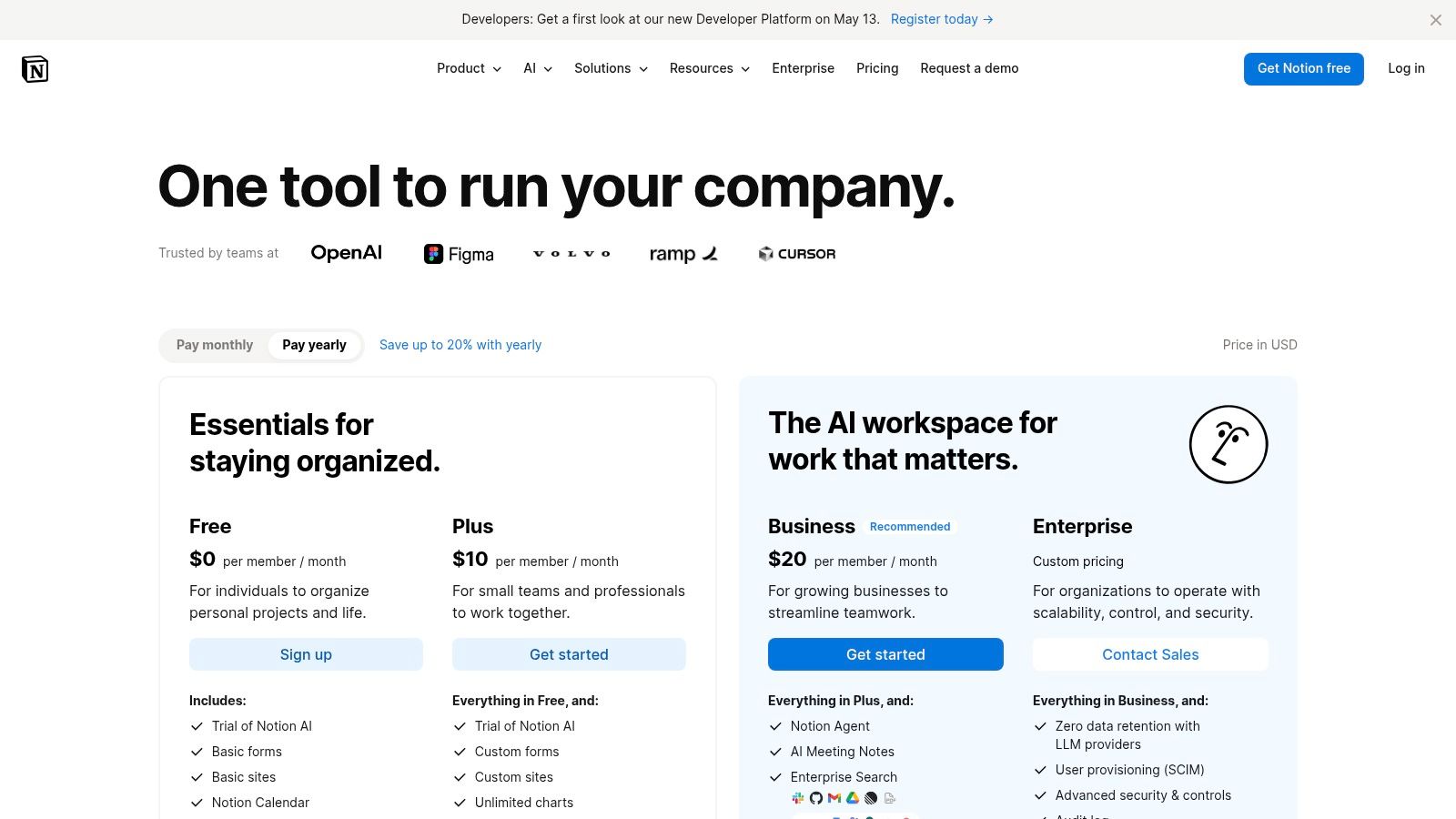 Notion AI (Business / Enterprise)