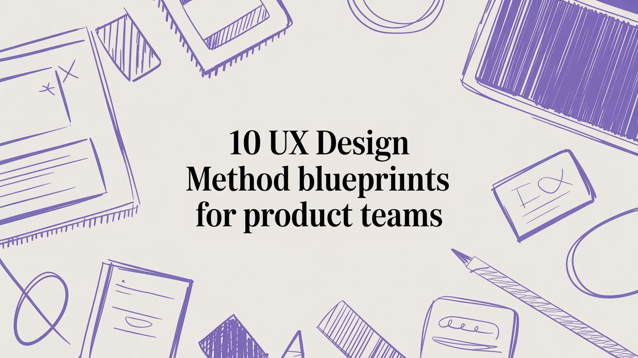 10 UX Design Method Blueprints for Product Teams