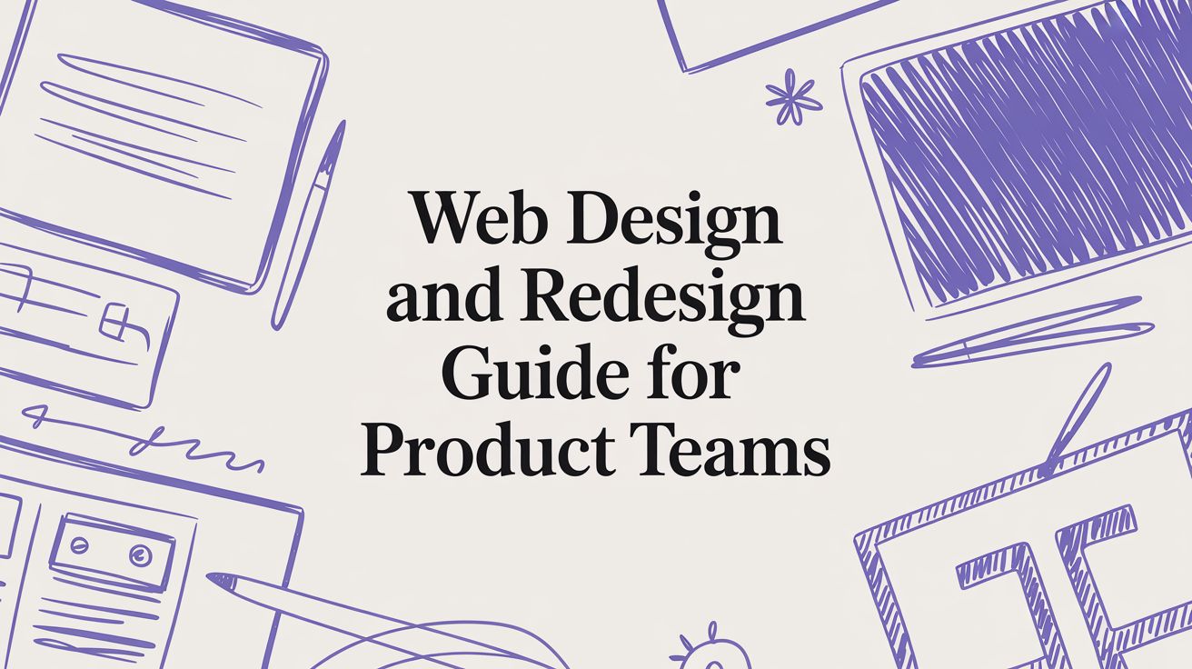 Web Design and Redesign Guide for Product Teams