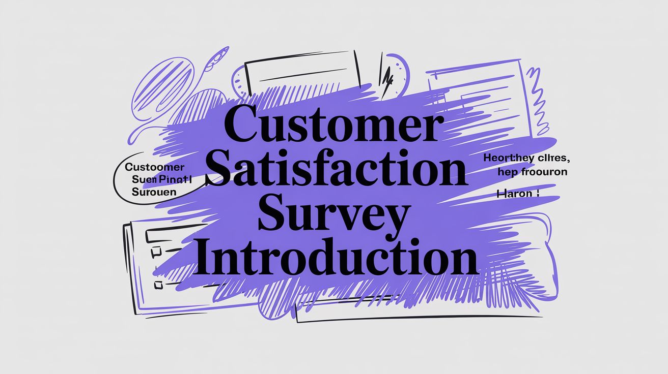 Customer Satisfaction Survey Introduction