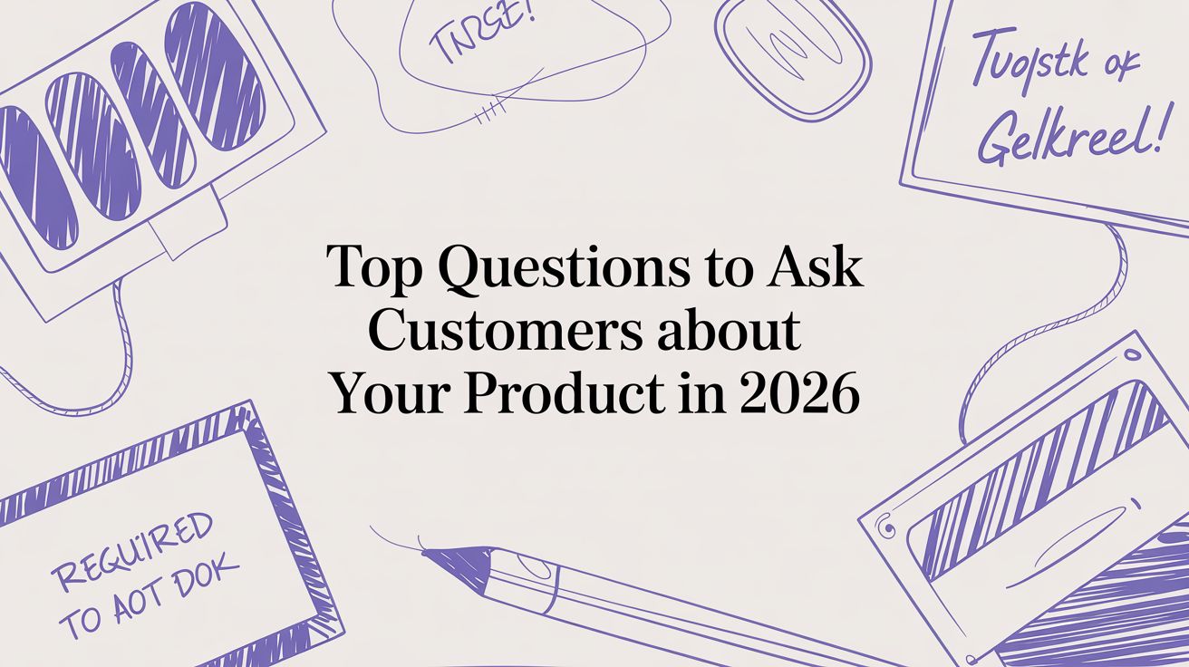 Top Questions to Ask Customers About Your Product in 2026